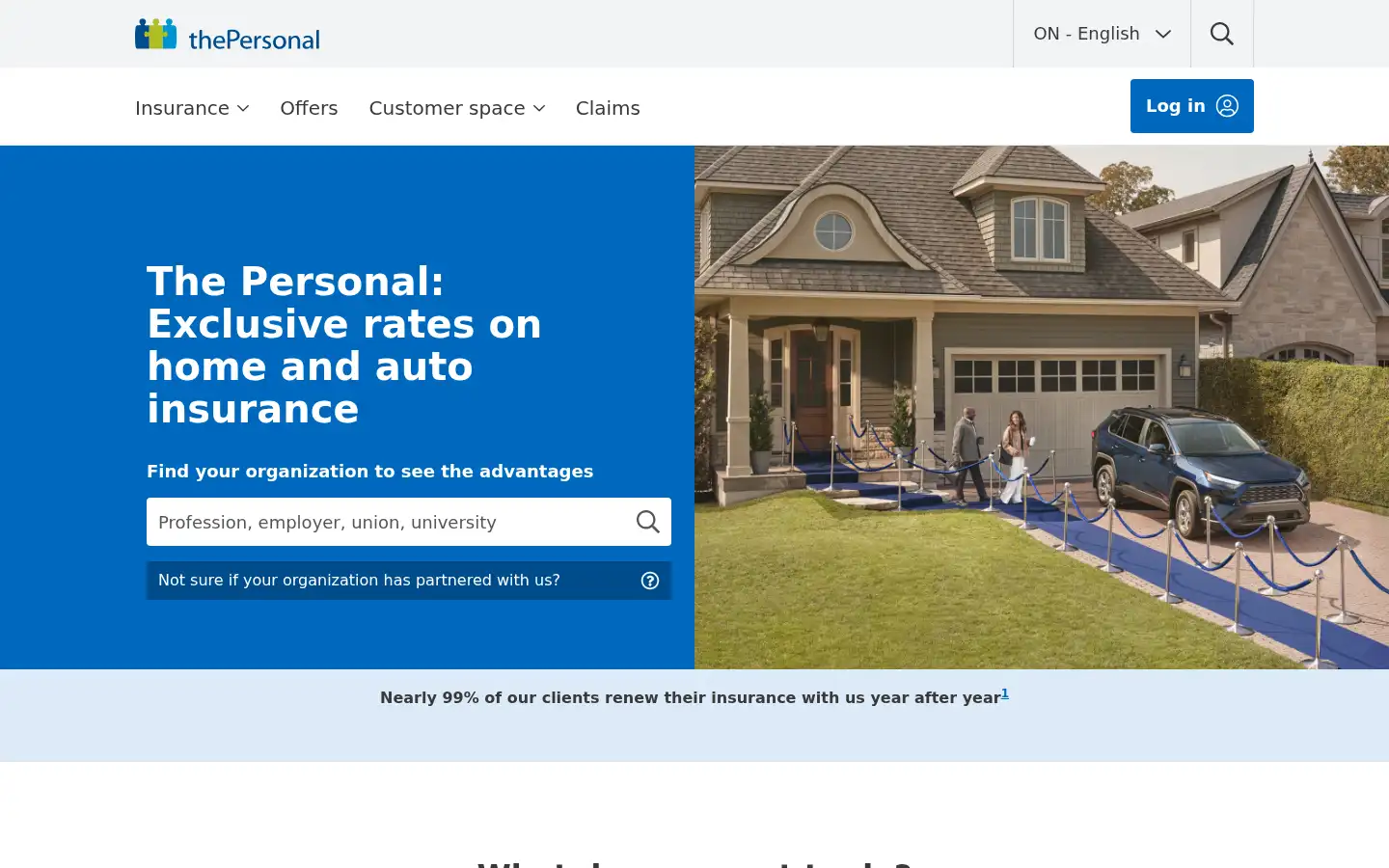 Screenshot of thepersonal.com