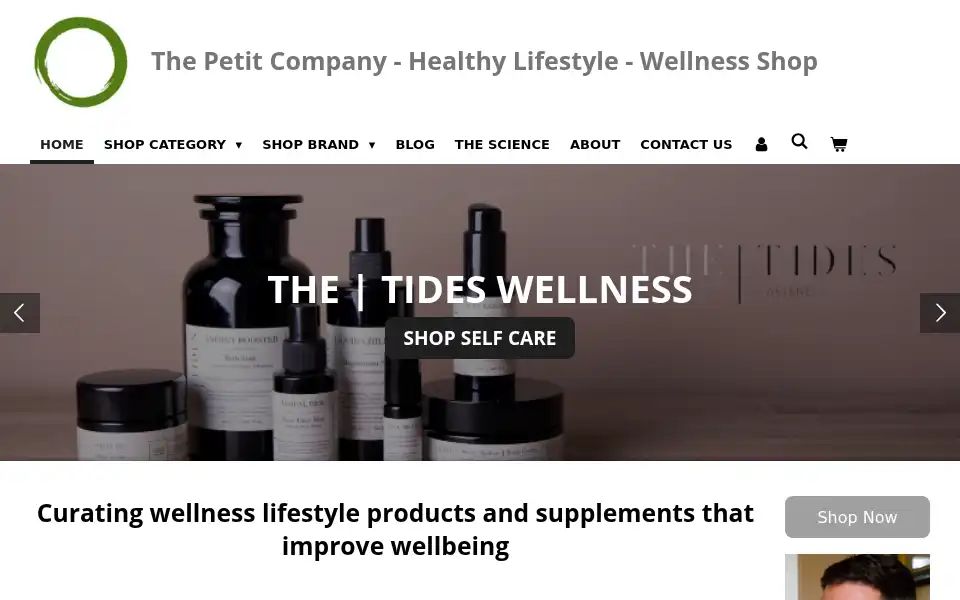 Screenshot of thepetitcompany.nl