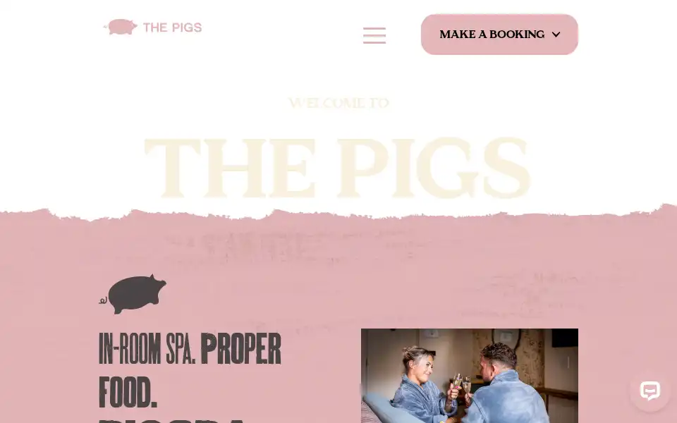 Screenshot of thepigs.org.uk