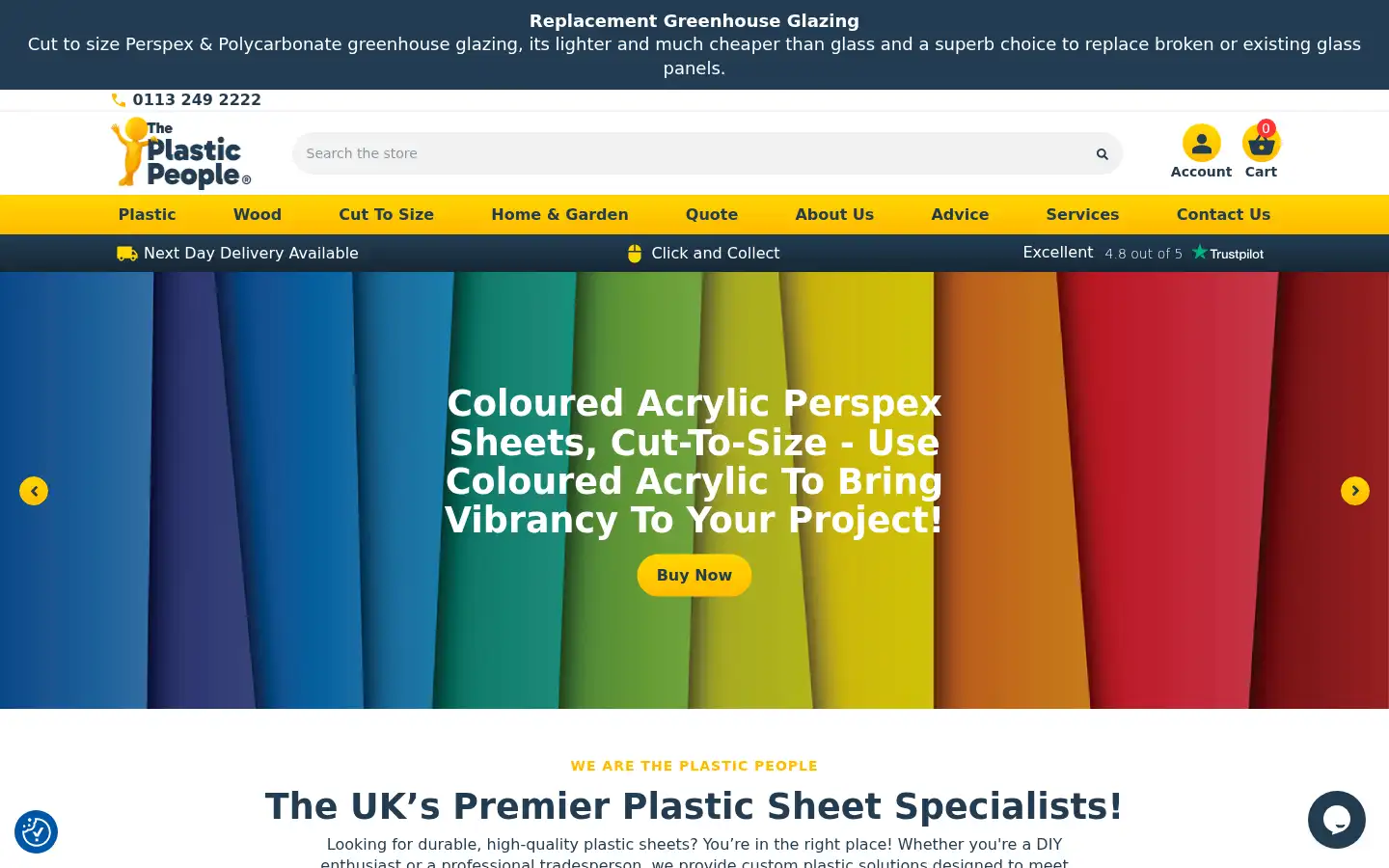 Screenshot of theplasticpeople.co.uk
