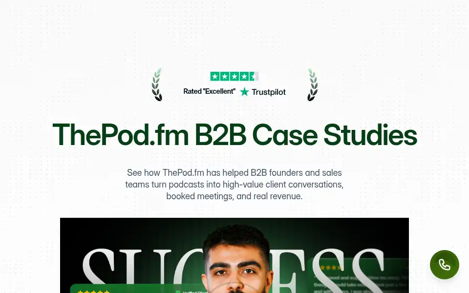 Screenshot of thepod.fm