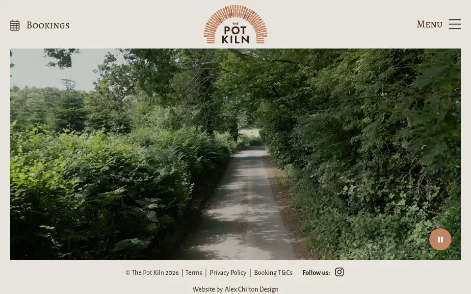 Screenshot of thepotkiln.co.uk