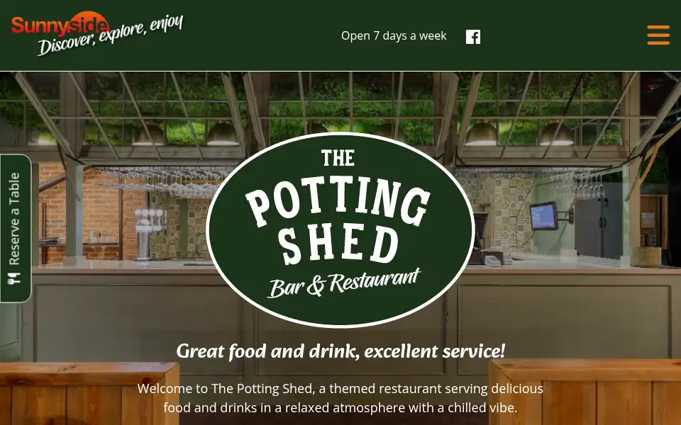 Screenshot of thepottingshed.co.uk