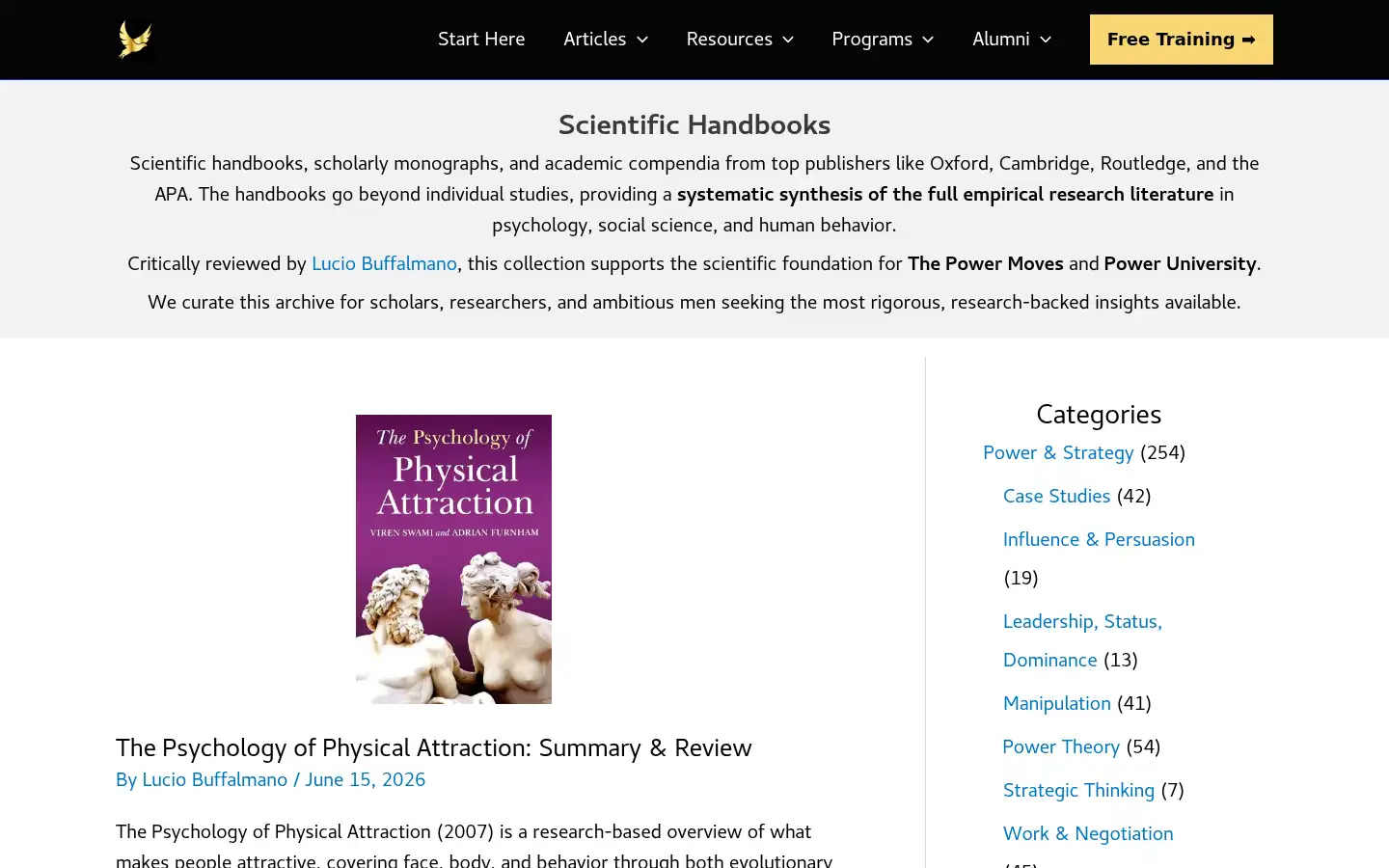 Screenshot of thepowermoves.com