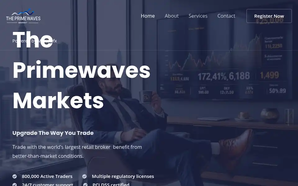 Screenshot of theprimewaves.com
