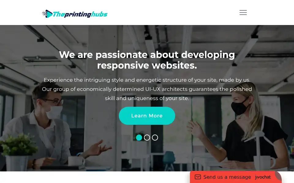 Screenshot of theprintinghubs.com