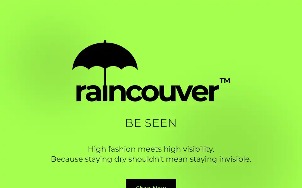 Screenshot of theraincouver.com