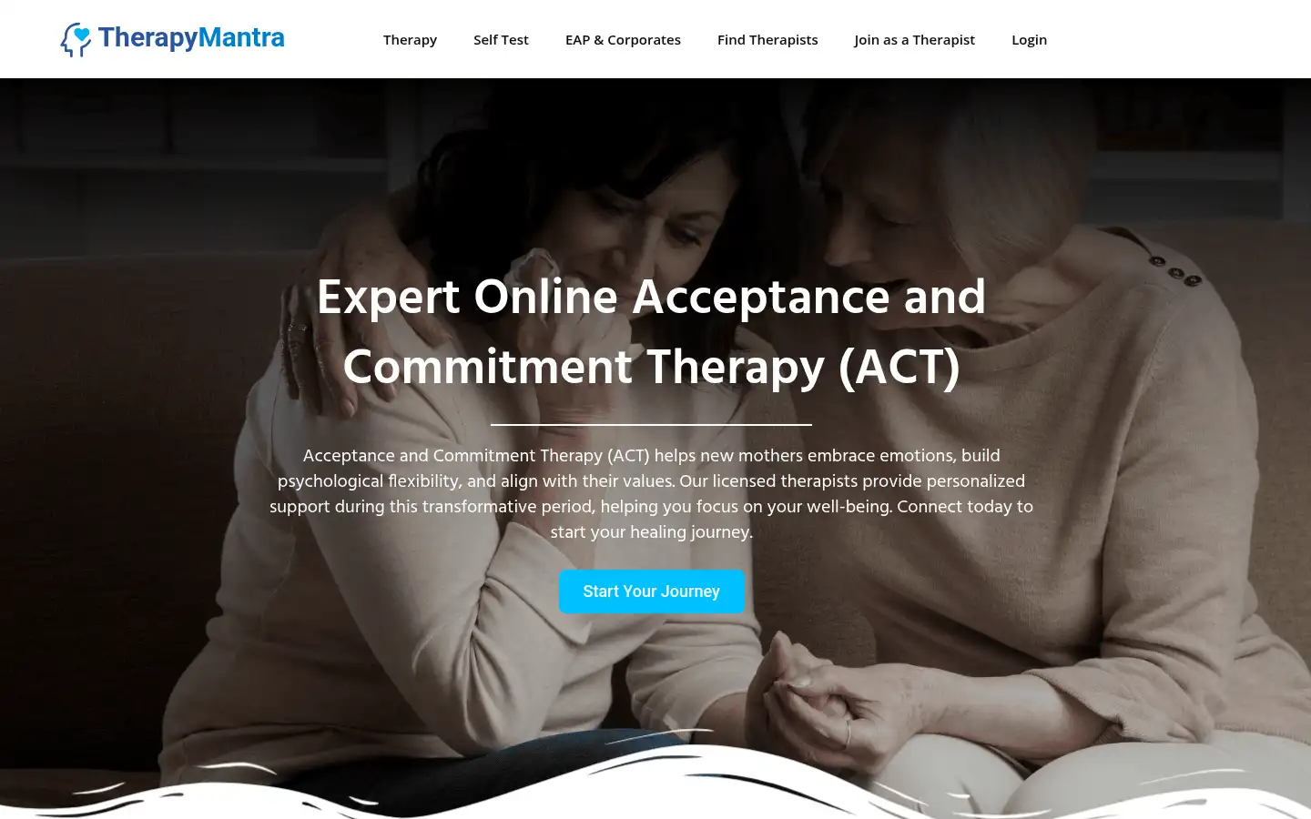 Screenshot of therapymantra.co