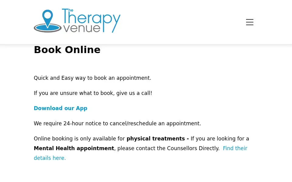 Screenshot of therapystation.co.uk