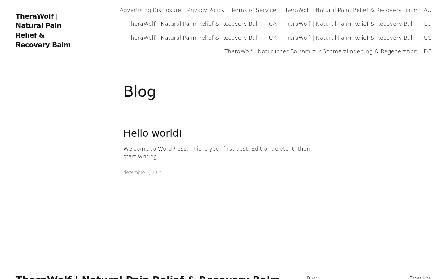 Screenshot of therawolf.online