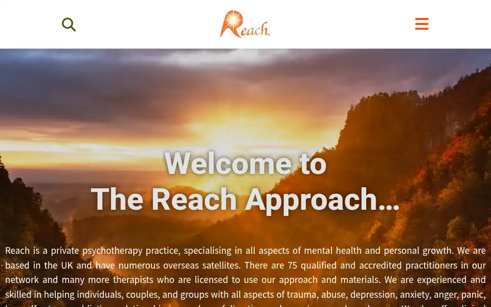 Screenshot of thereachapproach.co.uk