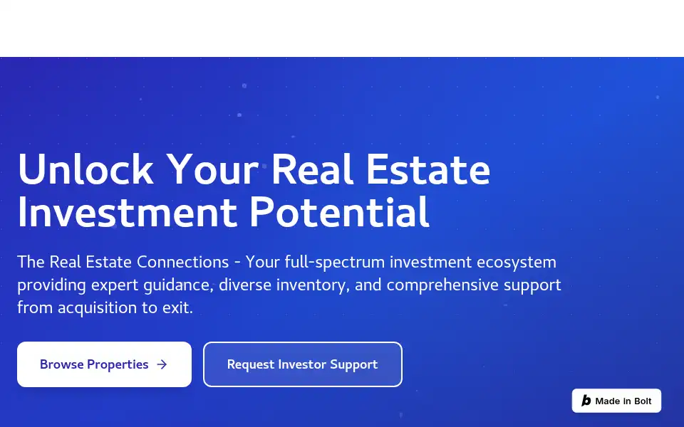 Screenshot of therealestateconnections.com