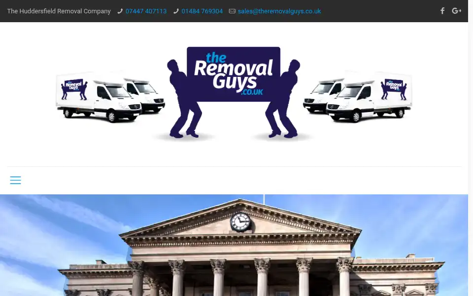 Screenshot of theremovalguys.co.uk