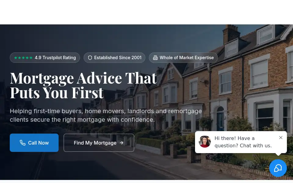 Screenshot of therightmortgagecompany.co.uk