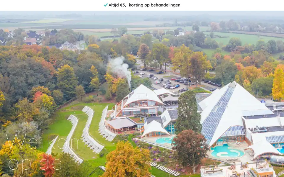 Screenshot of thermae.nl