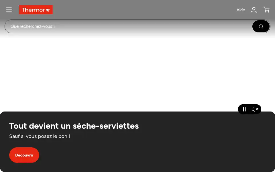 Screenshot of thermor.fr