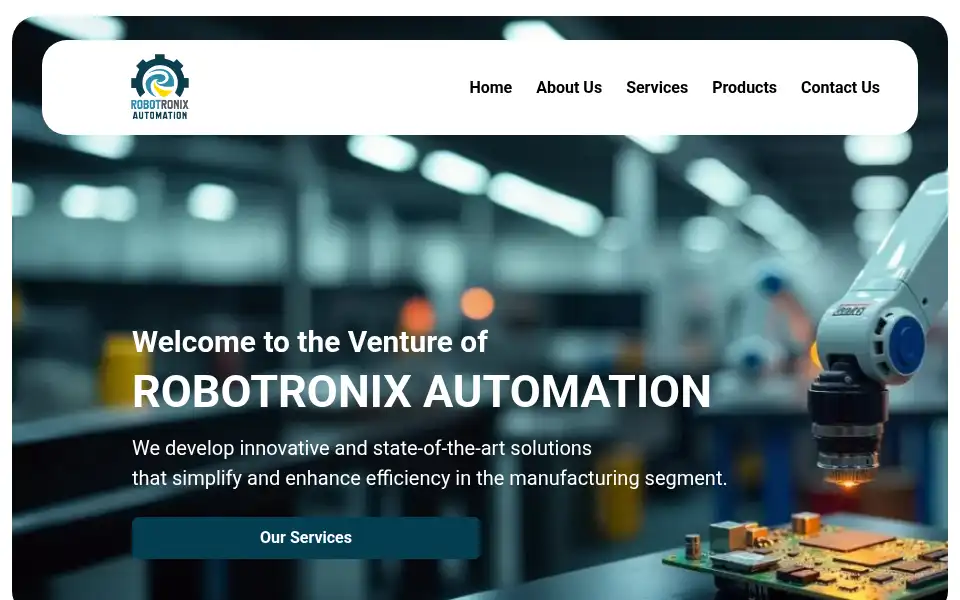 Screenshot of therobotronix.com