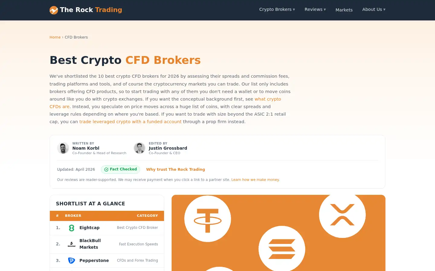 Screenshot of therocktrading.com