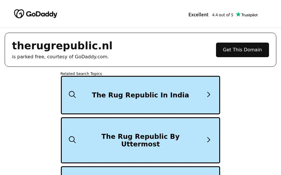 Screenshot of therugrepublic.nl