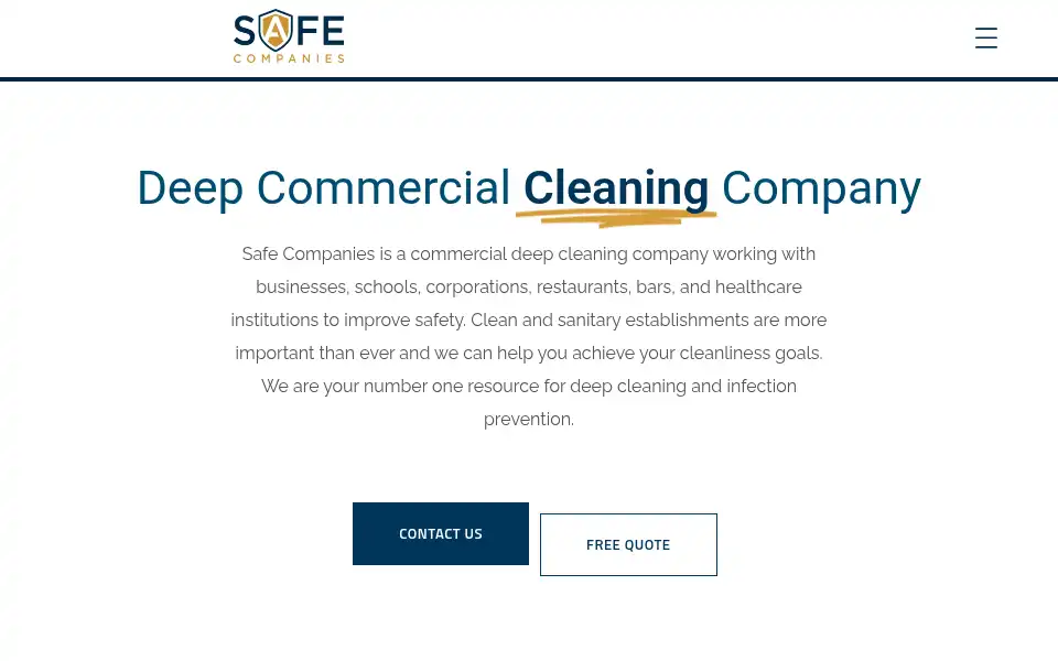 Screenshot of thesafecompanies.com