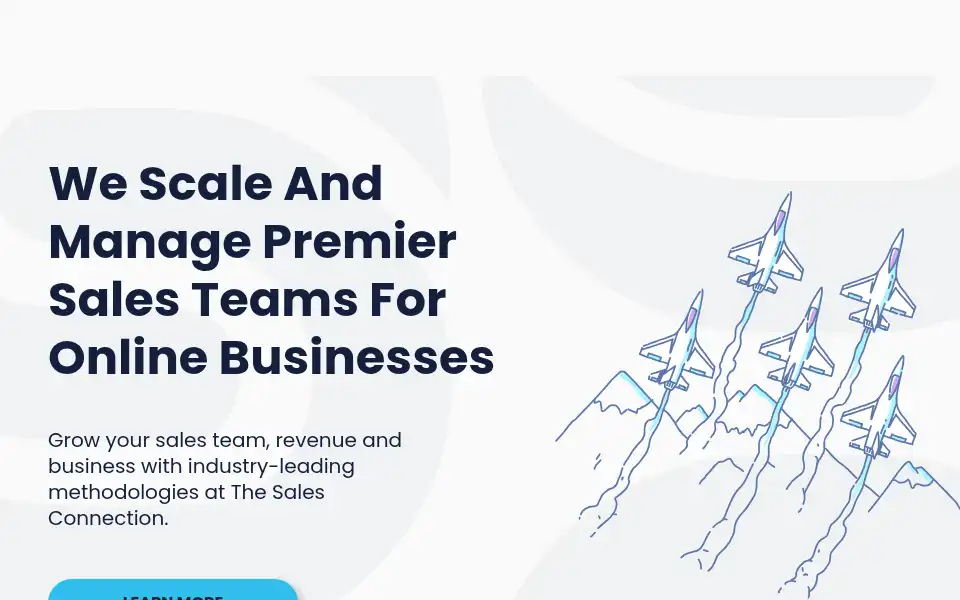 Screenshot of thesalesconnection.com