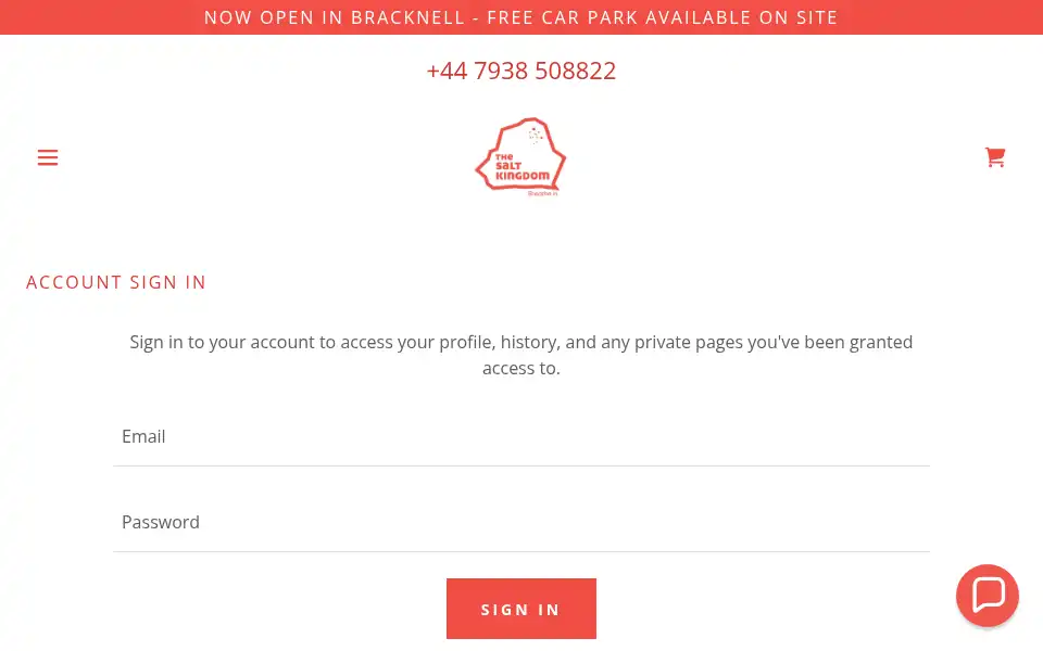Screenshot of thesaltkingdom.co.uk