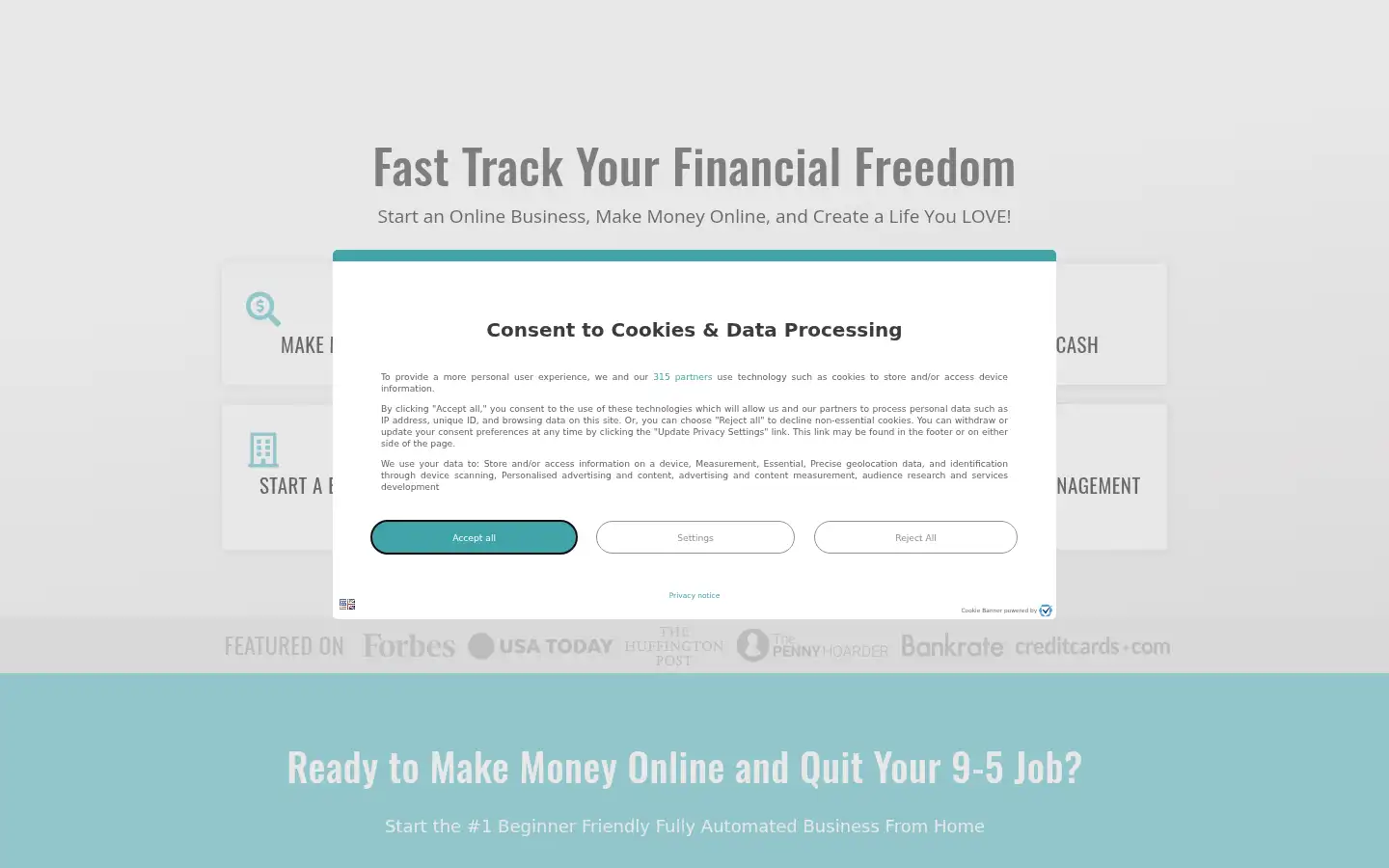 Screenshot of thesavvycouple.com