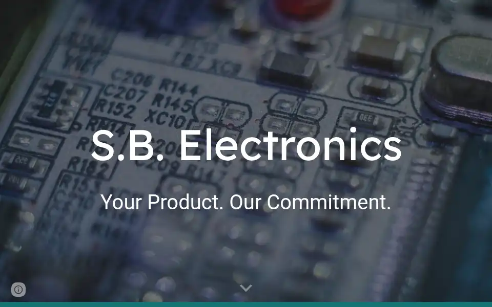 Screenshot of thesbelectronics.com