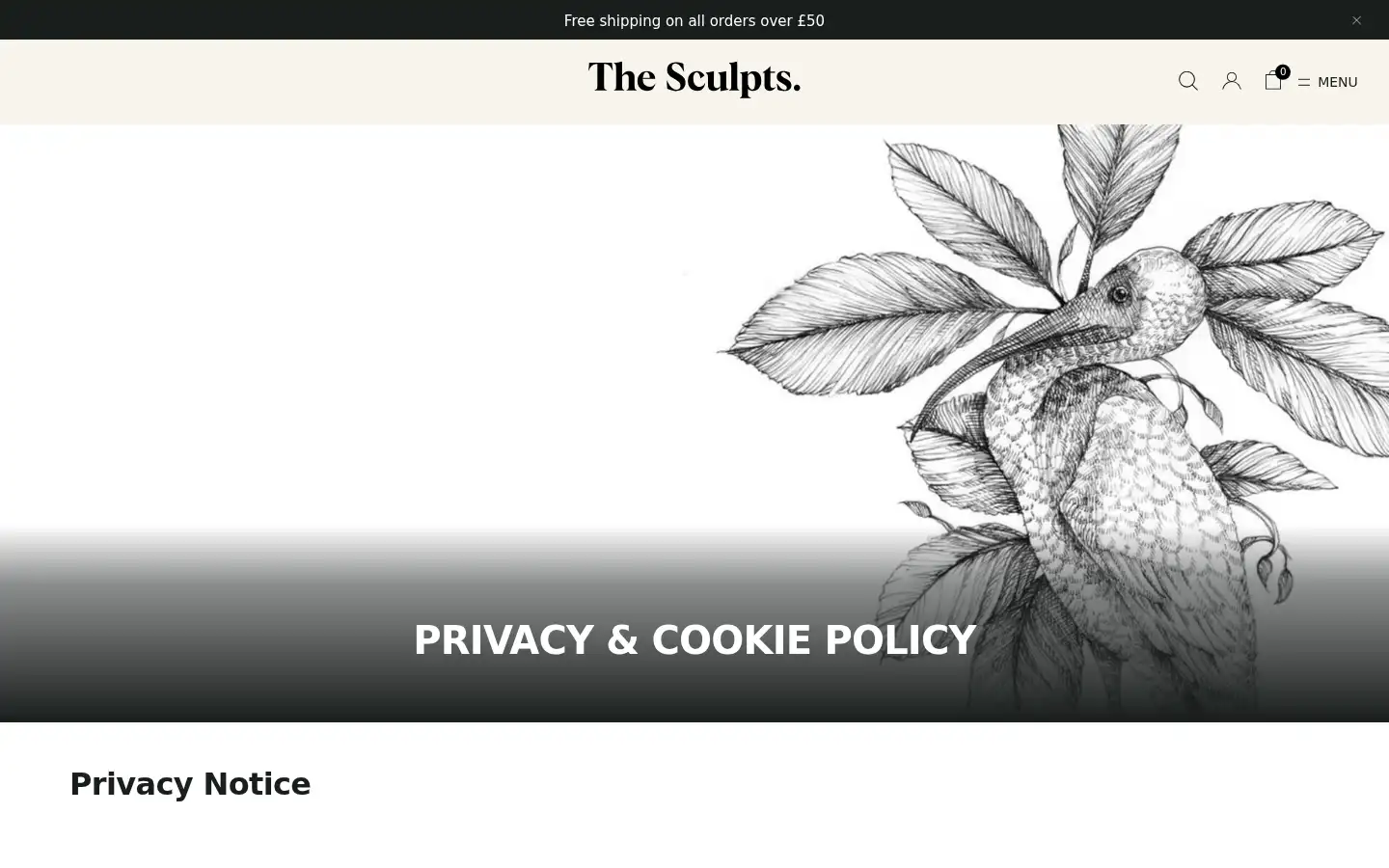 Screenshot of thesculpts.com
