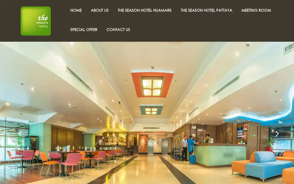 Screenshot of theseasons-hotels.com