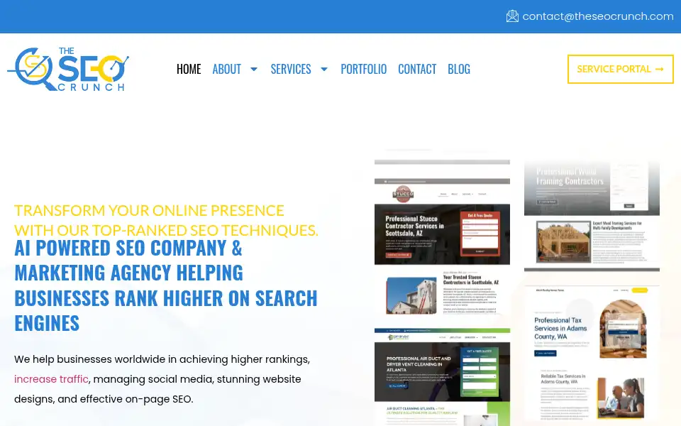 Screenshot of theseocrunch.com