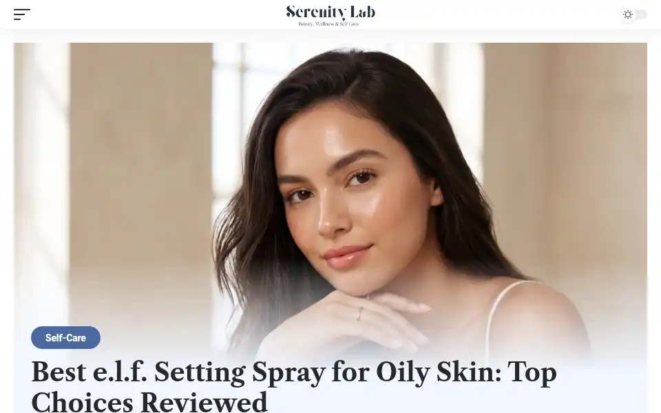 Screenshot of theserenitylab.com