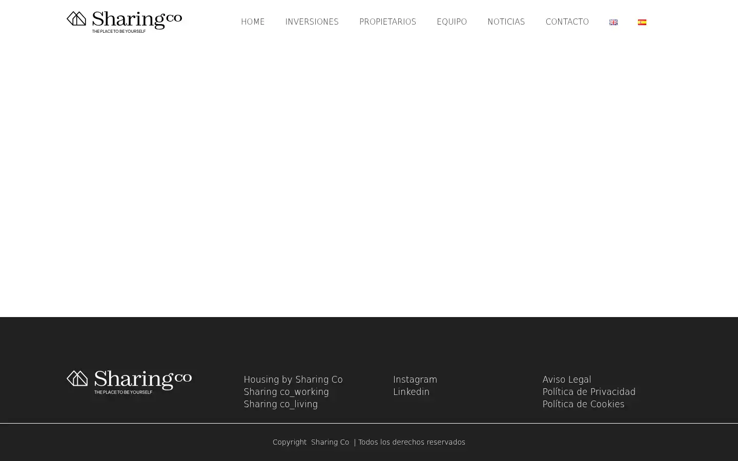 Screenshot of thesharingco.com