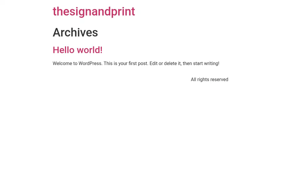 Screenshot of thesignandprint.ie