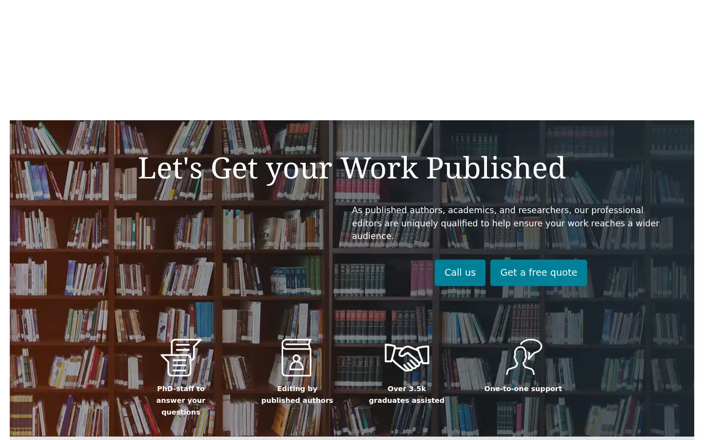Screenshot of thesis-editor.co.uk