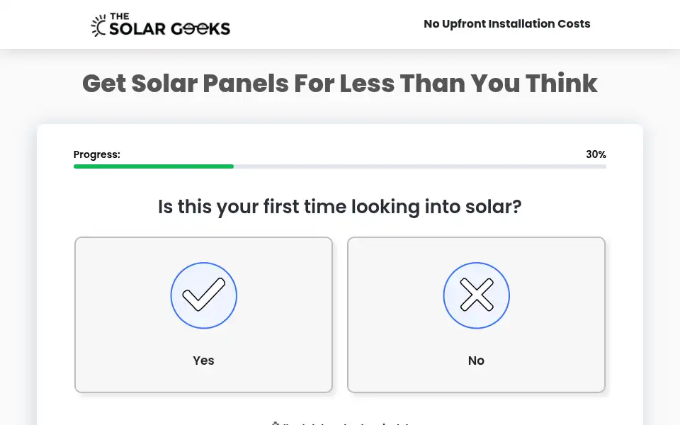 Screenshot of thesolargeeks.co.uk