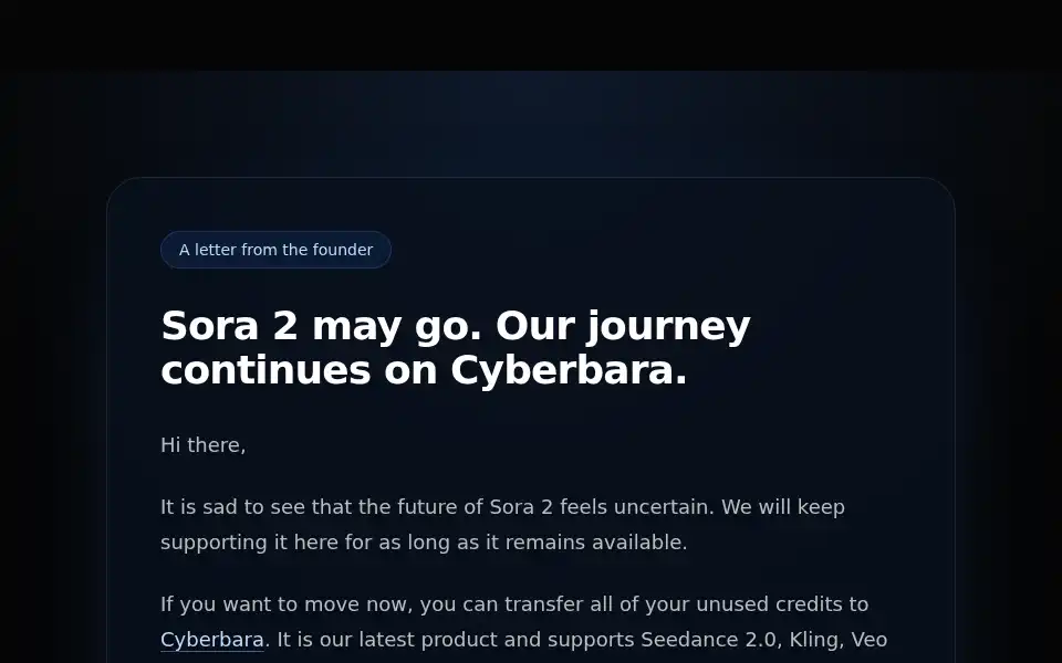 Screenshot of thesorawatermarkremover.com