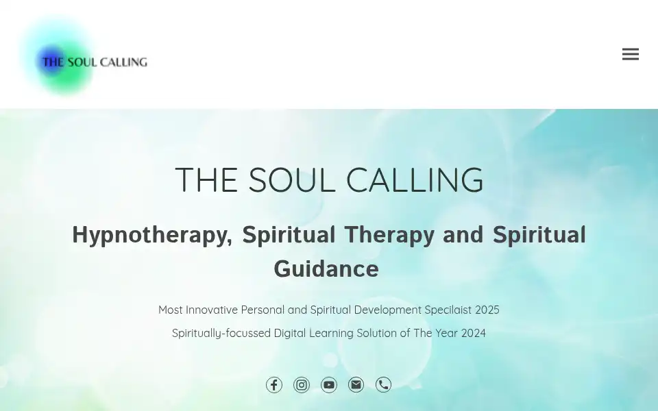 Screenshot of thesoulcalling.co.uk