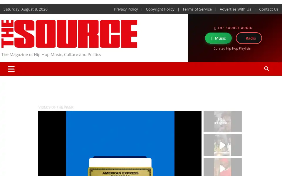 Screenshot of thesource.com