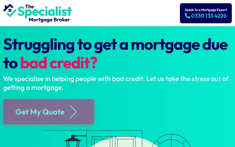 Screenshot of thespecialistmortgagebroker.co.uk