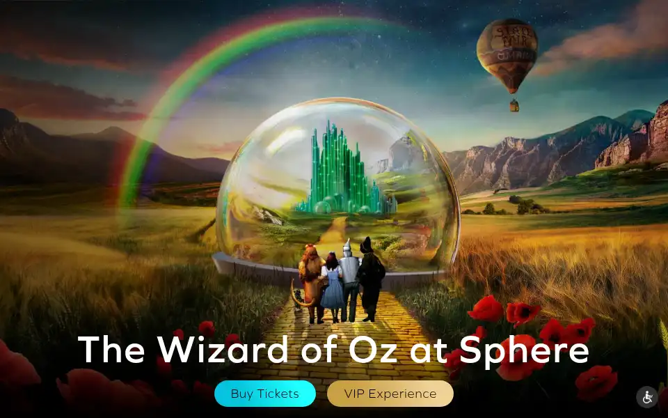 Screenshot of thespherevegas.com