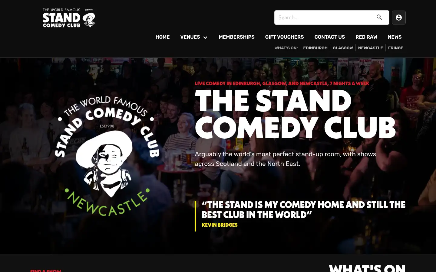 Screenshot of thestand.co.uk