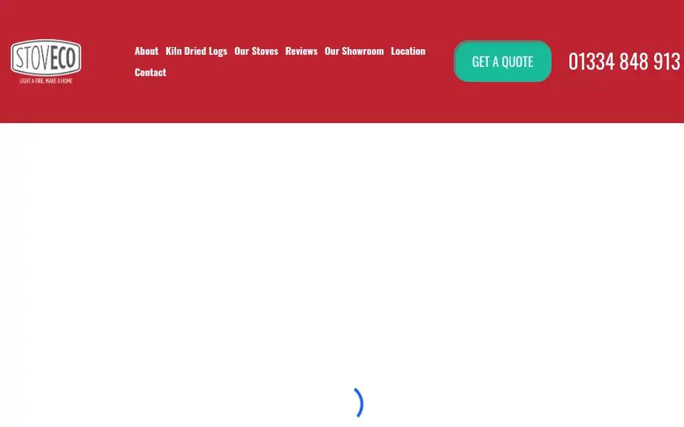 Screenshot of thestoveco.com