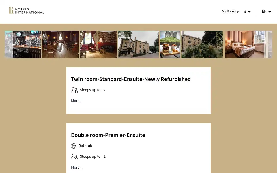 Screenshot of thesunhotelwarkworth.co.uk
