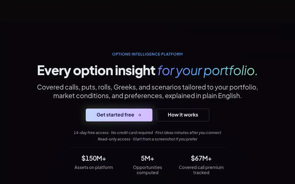 Screenshot of thetaedge.ai