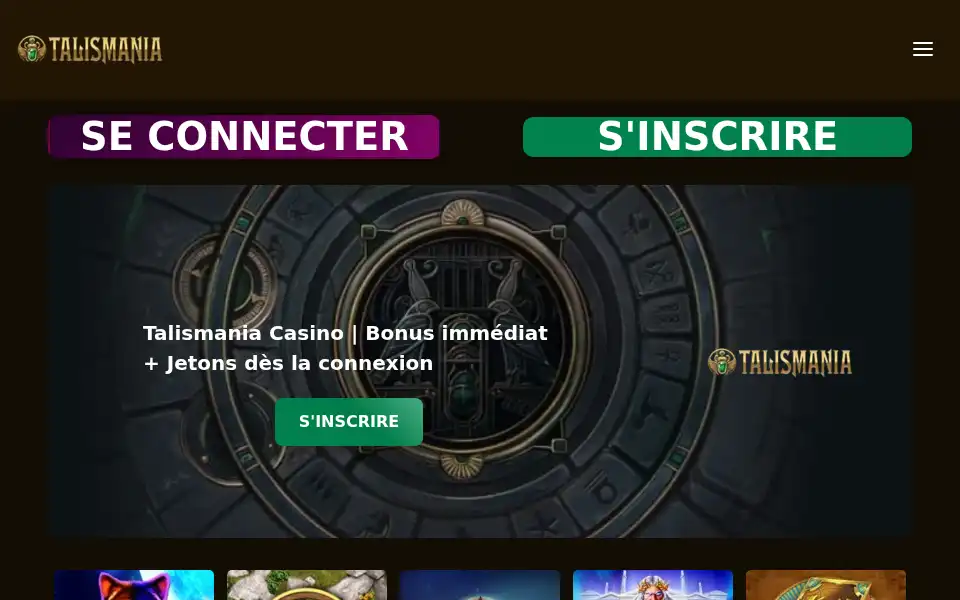 Screenshot of thetalismania.com