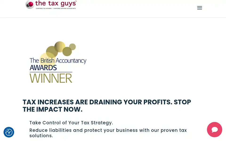 Screenshot of thetaxguys.co.uk