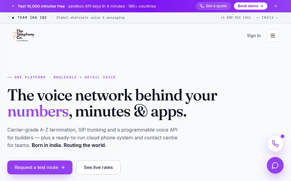 Screenshot of thetelephony.co