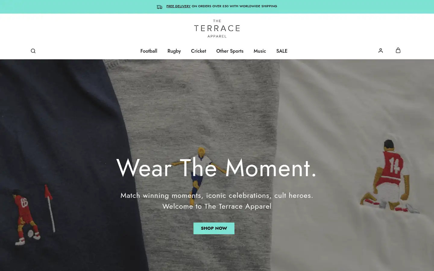 Screenshot of theterraceapparel.com
