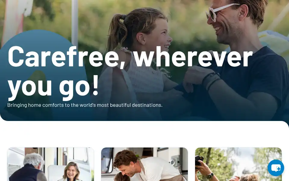 Screenshot of thetford.com